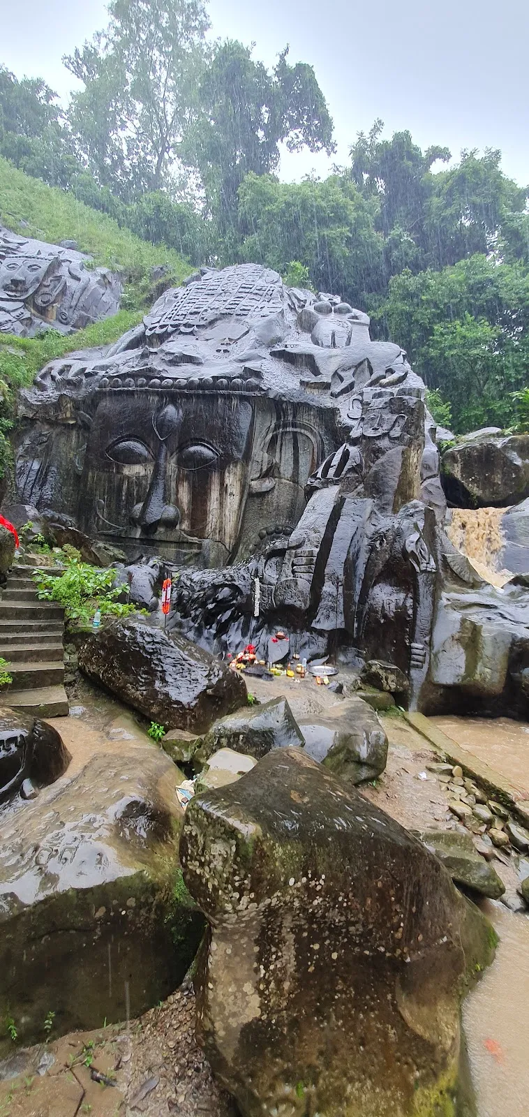 Unakoti Rock Carvings