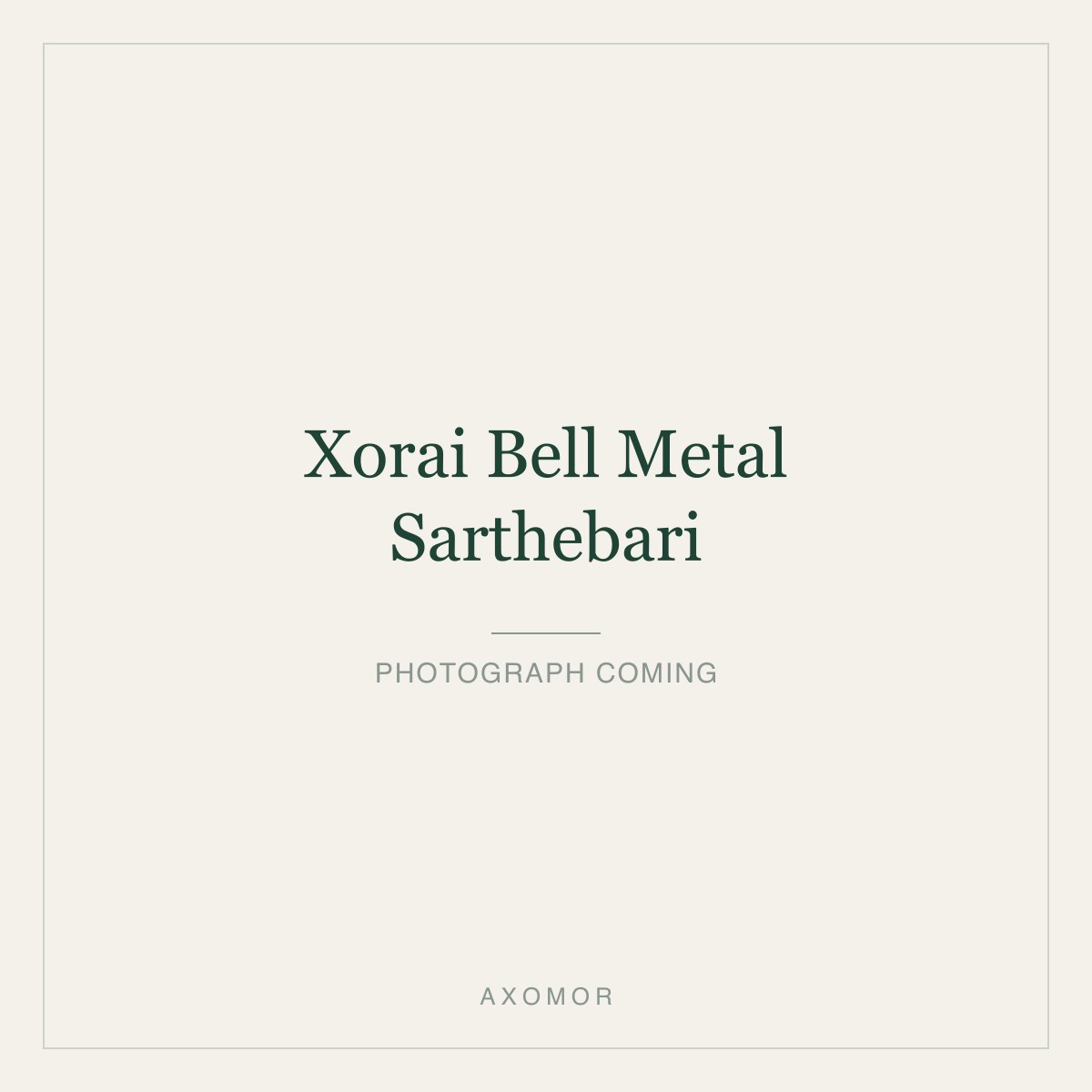 Xorai, Bell Metal, Sarthebari