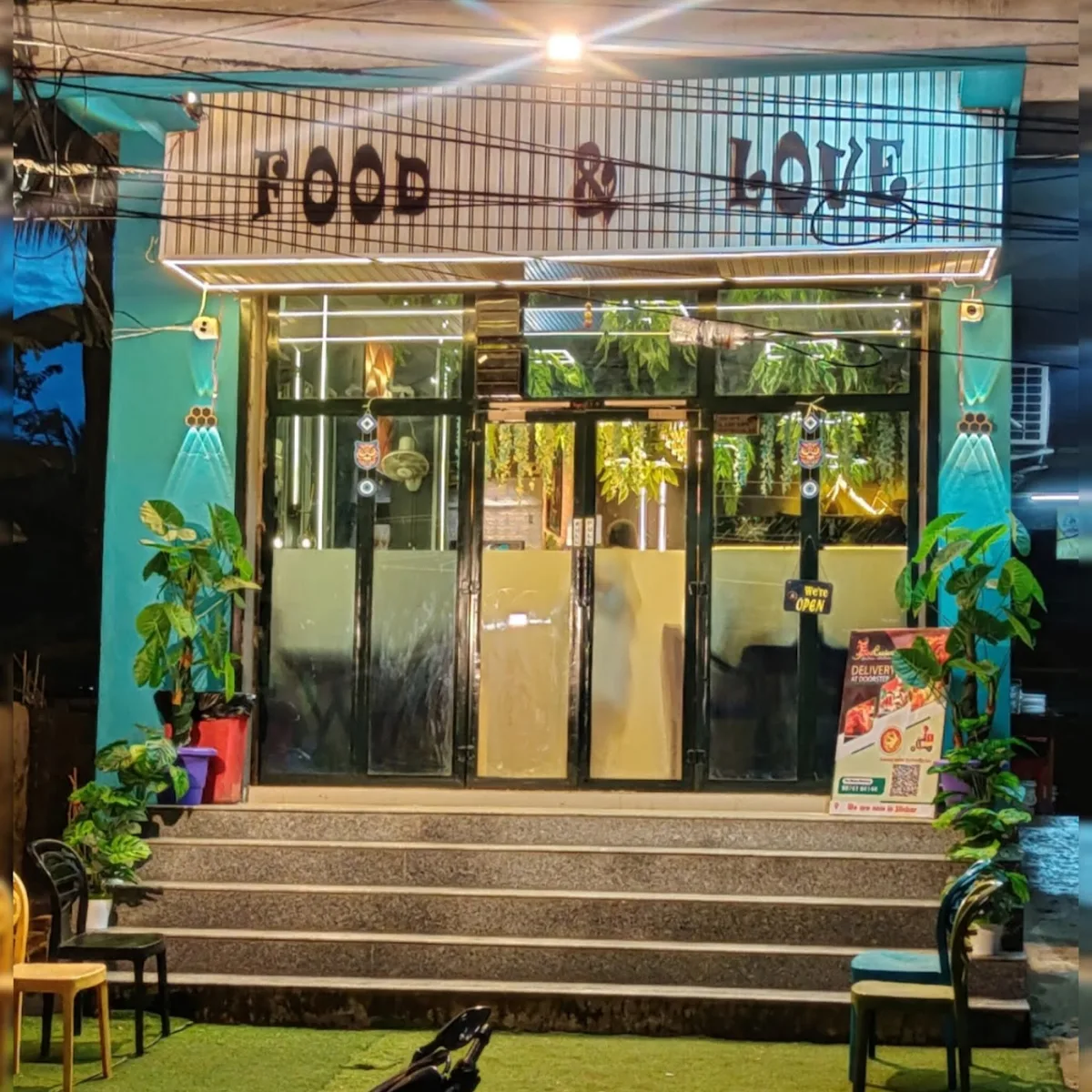 Food and love Cafe in Silchar, Assam