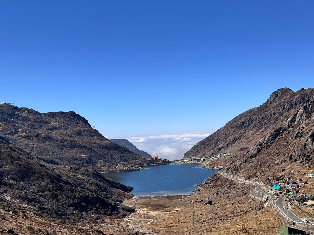 Nathu La Pass, 54 km from Gangtok, India-China border at 14,140 feet on the ancient Silk Road; open to Indian nationals Wednesday to Sunday only